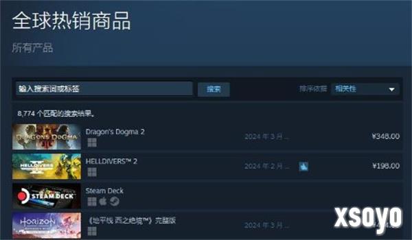 《龙之信条2》登顶Steam热销榜 明天直接开玩!