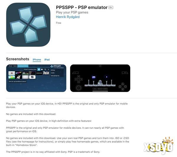 知名模拟器PPSSPP登陆苹果App Store 可畅玩PSP游戏