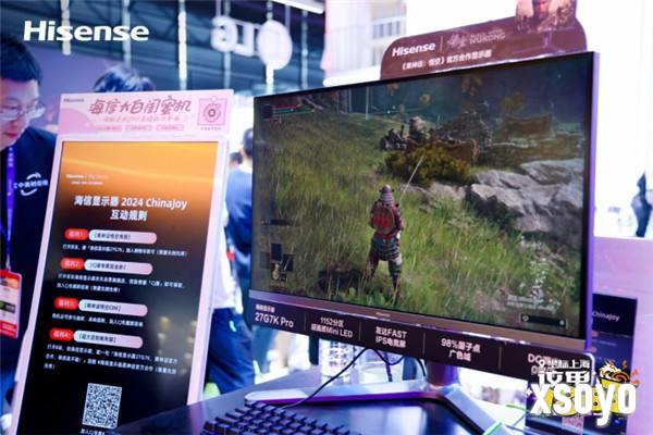 海信电视火爆ChinaJoy，天命人争相体验黑神话定制电视