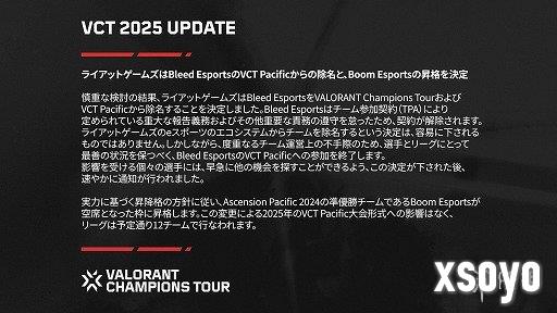 BLEED Esports已被驱逐《无畏契约》太平洋联赛！