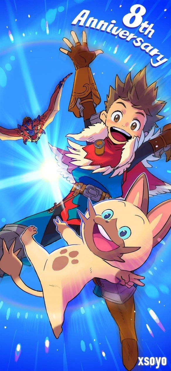 《怪物猎人：物语》迎发售8周年纪念日！官方新图赏