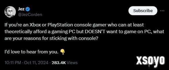 网友热议：为何主机玩家不愿在PC上玩游戏而是主机？