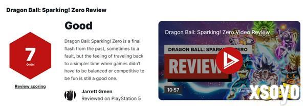 《七龙珠 电光炸裂!ZERO》媒体评分出炉 IGN 7分