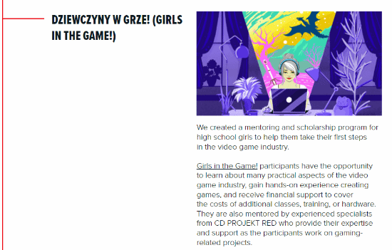 CDPR「Girls in the Game」奖学金计划排除男性引发争议 公平性遭质疑