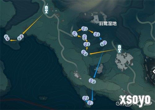鸣潮矿石采集路线 矿石分布位置一览