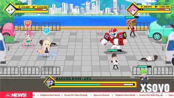 清版街机动作游戏《School Beat》上线Steam页面！