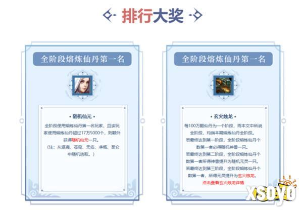 11月熔炼仙丹紧急加开，收获你的专属幸运