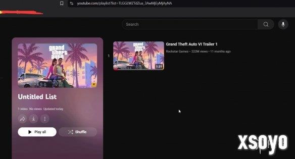 这次预告真要来了?《GTA6》油管视频列表突然更新