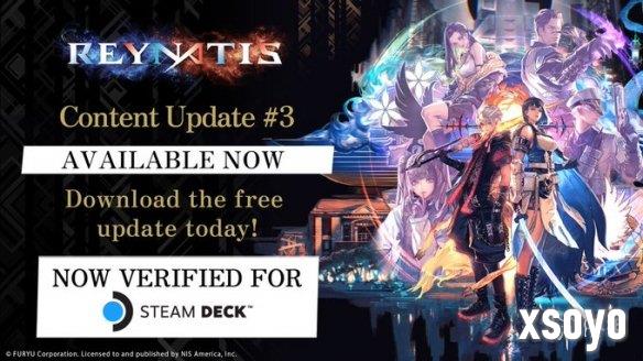 Furyu动作RPG《雷纳提斯》现已通过Steam Deck验证！
