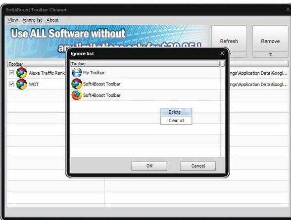 Soft4Boost Toolbar Cleaner7.7.1.977