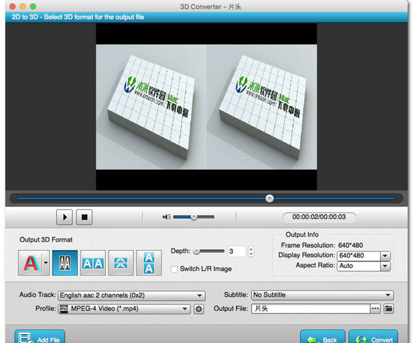 3D Converter Mac版