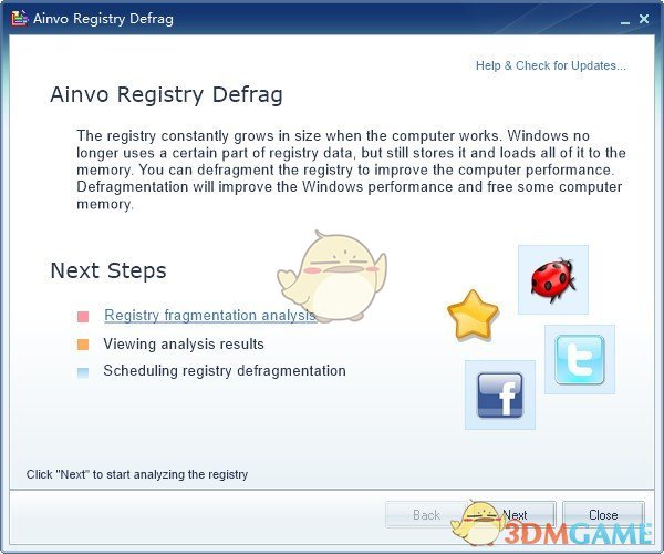 Ainvo Registry Defrag(注册表碎片整理软件)v4.2.7.2105