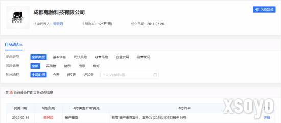 首月流水超5600万元！国产二游《灵魂潮汐》开发商鬼脸科技破产！