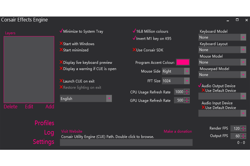 Corsair Effects EngineV0.3.39