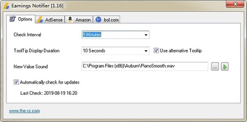 Auburn Earnings NotifierV1.16