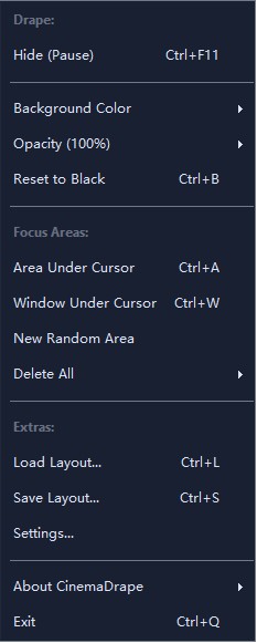 CinemaDrape(桌面关灯软件)v2.2