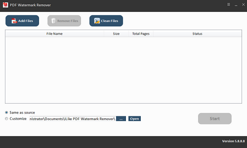 PDF Watermark RemoverV5.8.8.8