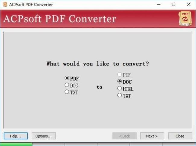 ACPsoft PDF ConverterV2.0