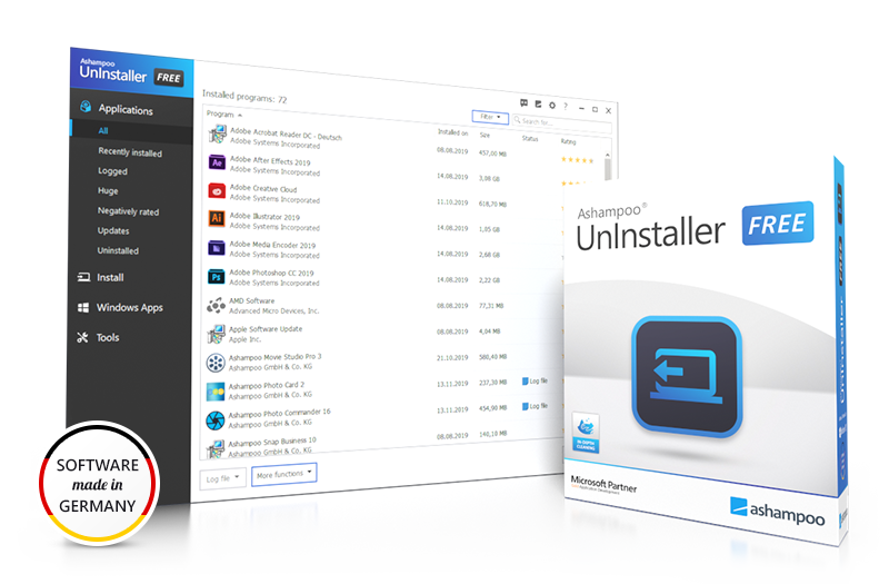 Ashampoo Un­Installer FREE9.0.0