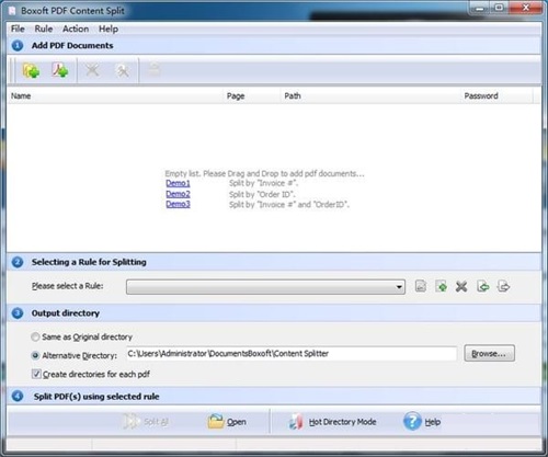 Boxoft PDF Content SplitV3.1.0
