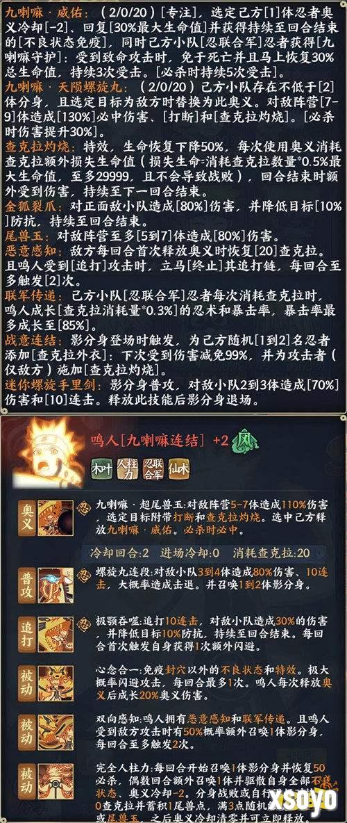 《火影忍者：忍者新世代》全新SS忍漩涡鸣人[九喇嘛连结]——忍者攻略&阵容推荐！