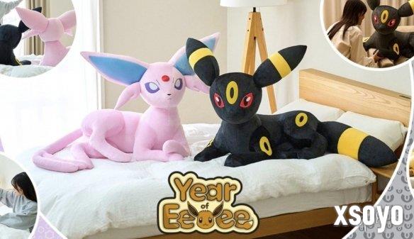 太阳月亮双神兽登场！伊布家族等身玩偶年底集结