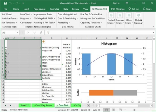 QI Macros for ExcelV2018.09