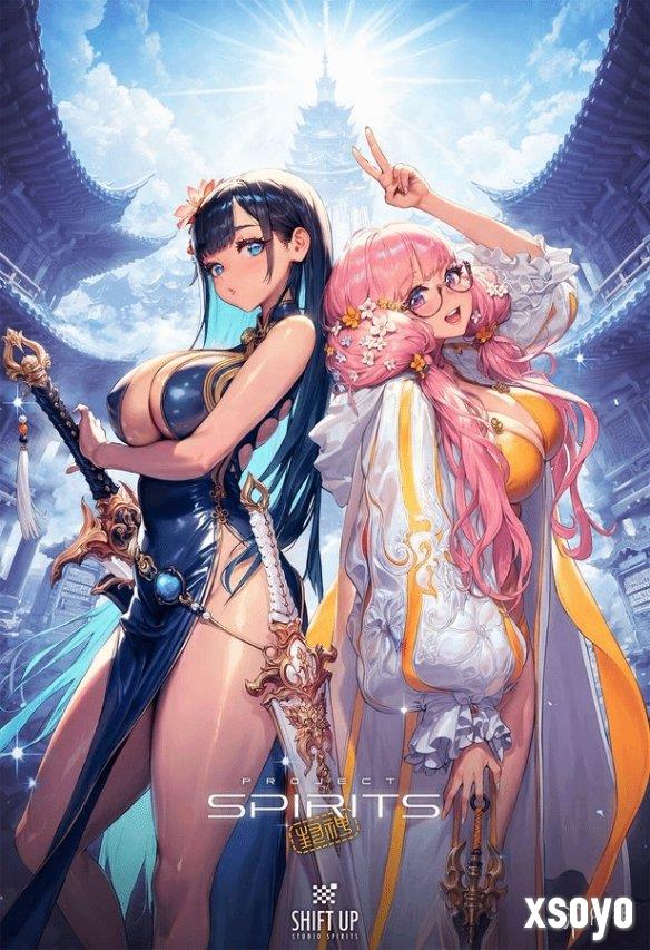丰满身材魅力不输伊芙！《剑星》厂商新作主视觉图公布