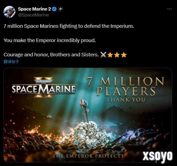 《战锤40K：星际战士2》销量突破700万！续作开发中