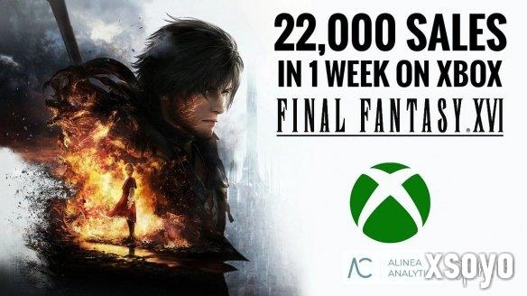 不尽人意！《最终幻想16》Xbox版首周销量仅2.2万份