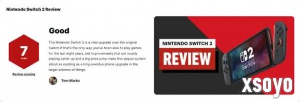 IGN评测Switch 2仅给7分！锐评提升性能是掩盖吃老本