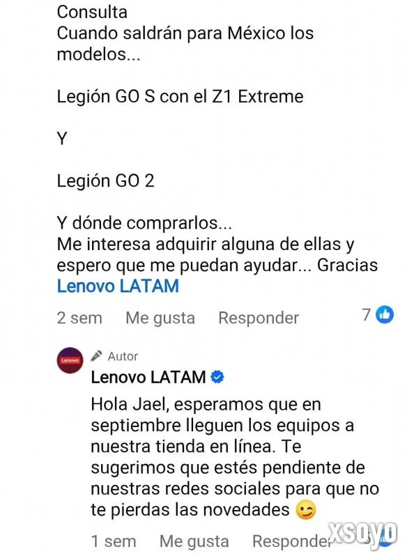 联想拉丁美洲称Legion Go 2掌机有望9月上架在线商店