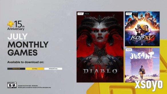 7月PS+会免游戏超给力：《暗黑4》《拳皇15》等！