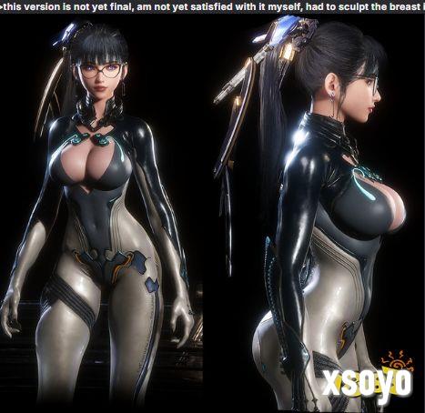 《剑星》渡鸦完美身形装Mod：大雷翘臀更突出！