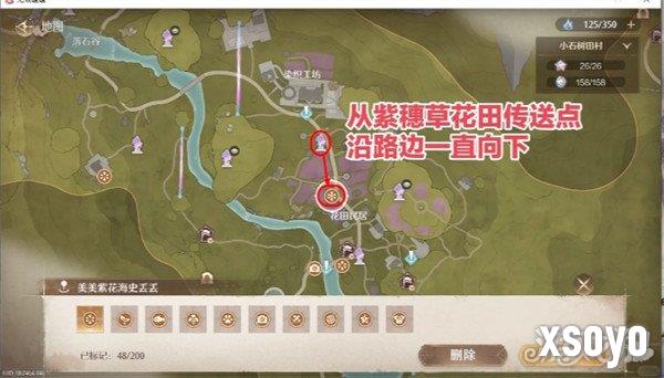 无限暖暖史丢丢大搜寻美美紫花海在哪里 史丢丢大搜寻美美紫花海位置一览