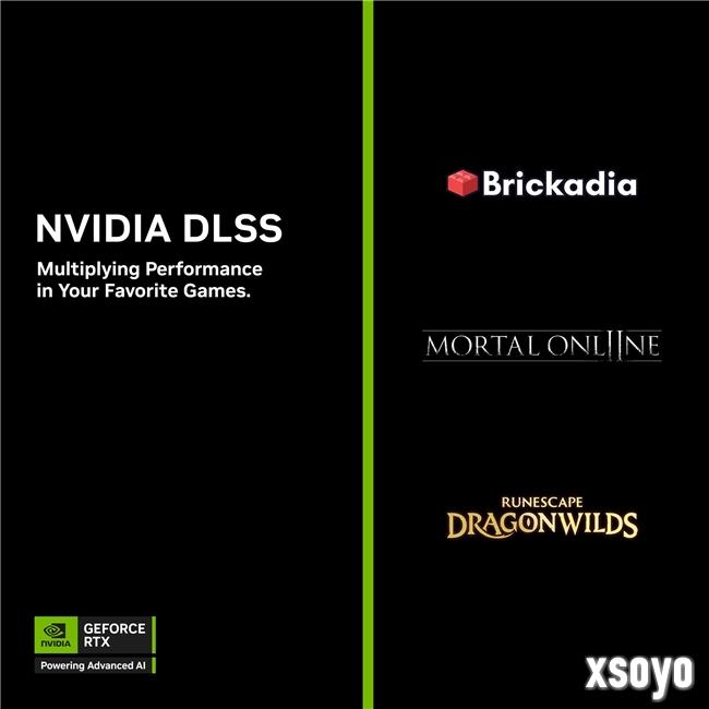 Mortal Online 2、《砖托邦》(Brickadia)及RuneScape: Dragonwilds支持DLSS 4多帧生成