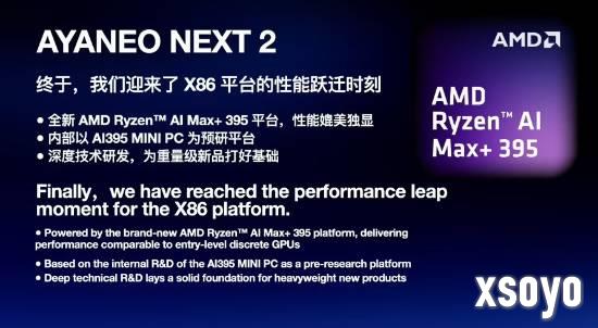 AYANEO官宣NEXT2掌机项目:真正意义上的3A游戏自由