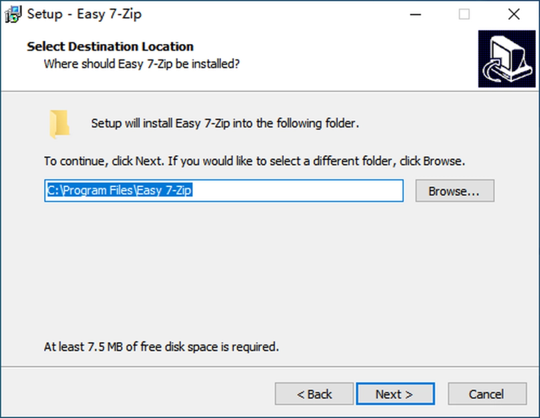 Easy 7-Zipv0.1.6