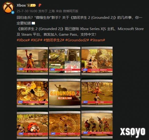 Xbox官方宣布《禁闭求生2》现已抢先体验 并加入XGP!