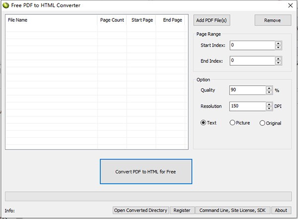 Lotapps Free PDF to HTML Converter最新版