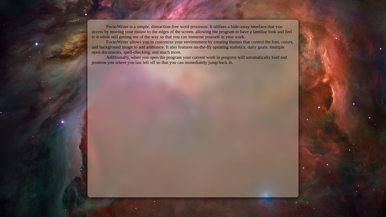 FocusWriter1.8.5