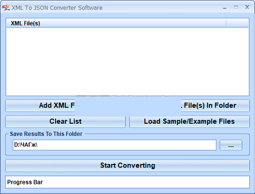 XML To JSON ConverterV7.0