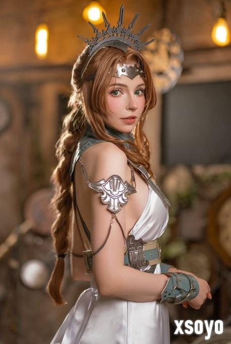 还原度极高！ 阿什莉体模cos《最终幻想7》爱丽丝