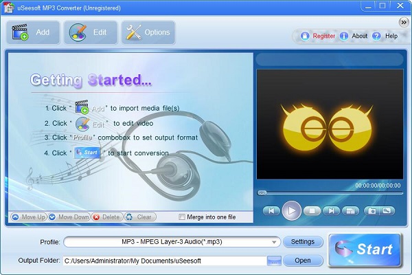 uSeesoft MP3 Converter2.0