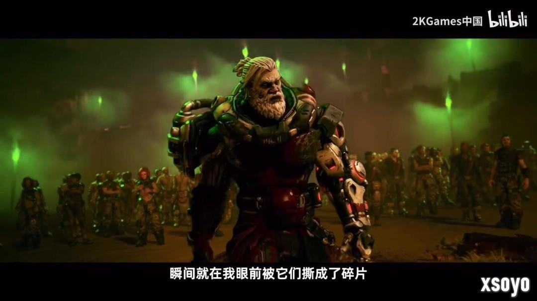 《无主之地4》亚蒙故事中配预告 猛男把人脑捏成钻石