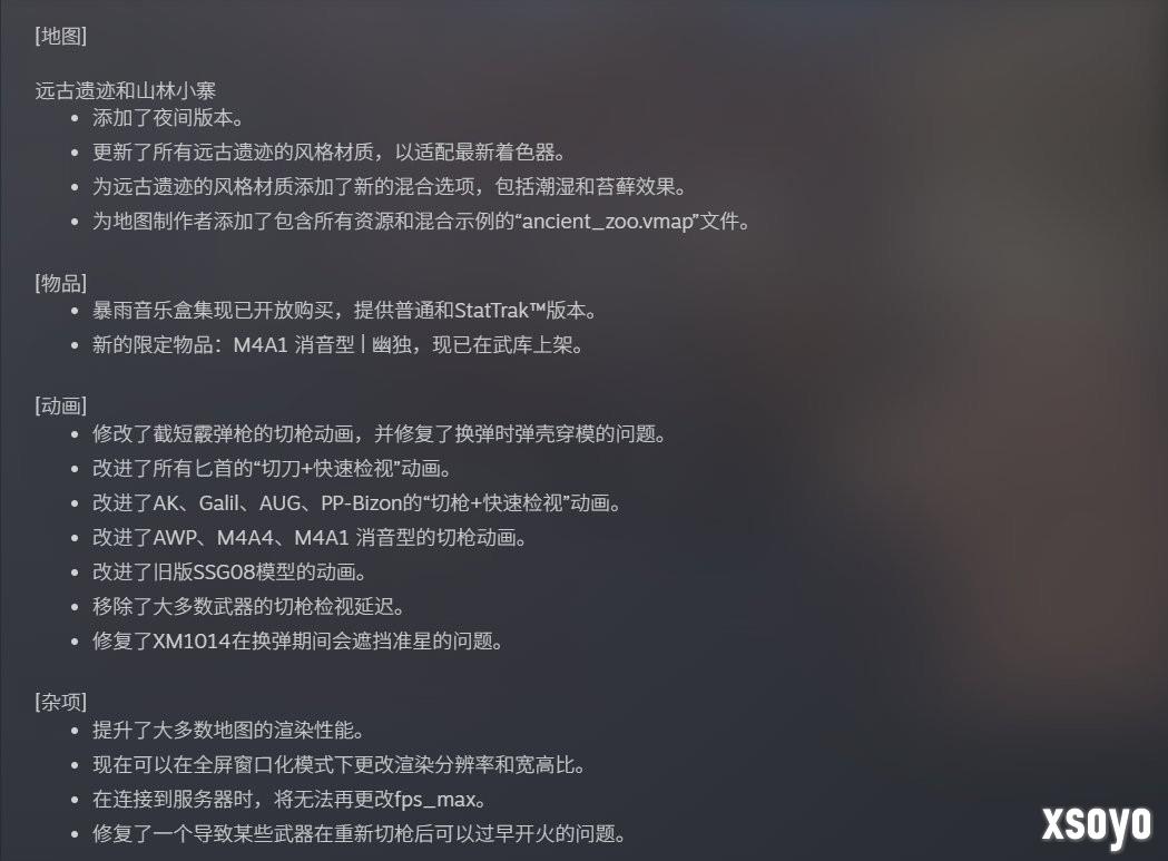 切枪动画大优化！ 《cs2》8月15日进行小型更新
