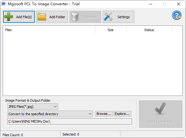 Mgosoft PCL To Image Converterv9.10