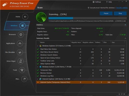 Privacy Eraser Free中文版