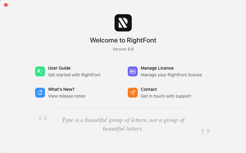 RightFont Mac版