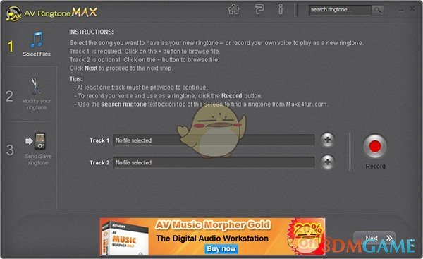AV RingtoneMAX(铃声制作工具) v1.1